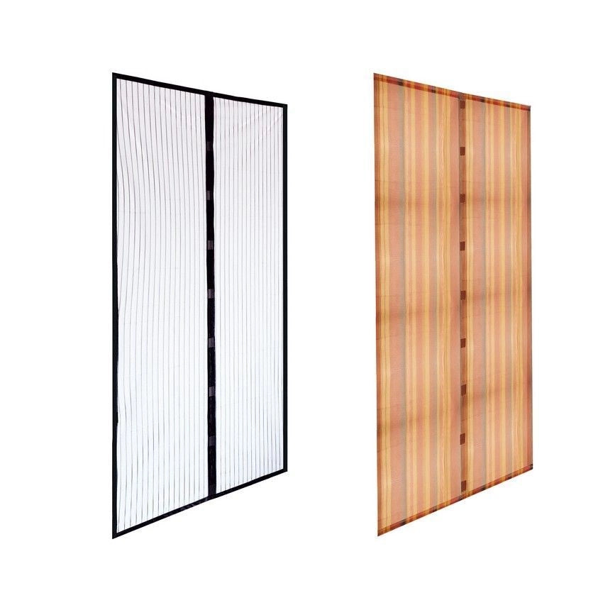 IRS ECCO MAGNET Zanzariera Magnetica Riducibile 2 Pannelli 140x250 cm per Porte e Balconi colore Bianco