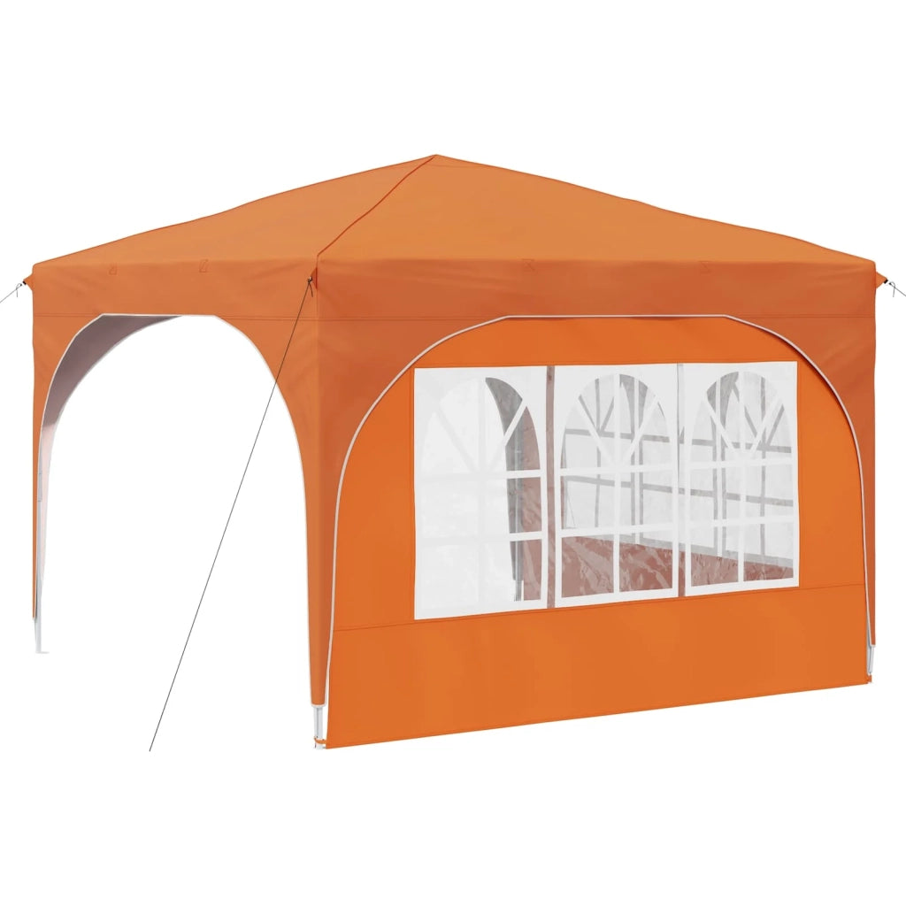 Tenda per feste a pop-up 290 x 290 x 245 cm Arancione