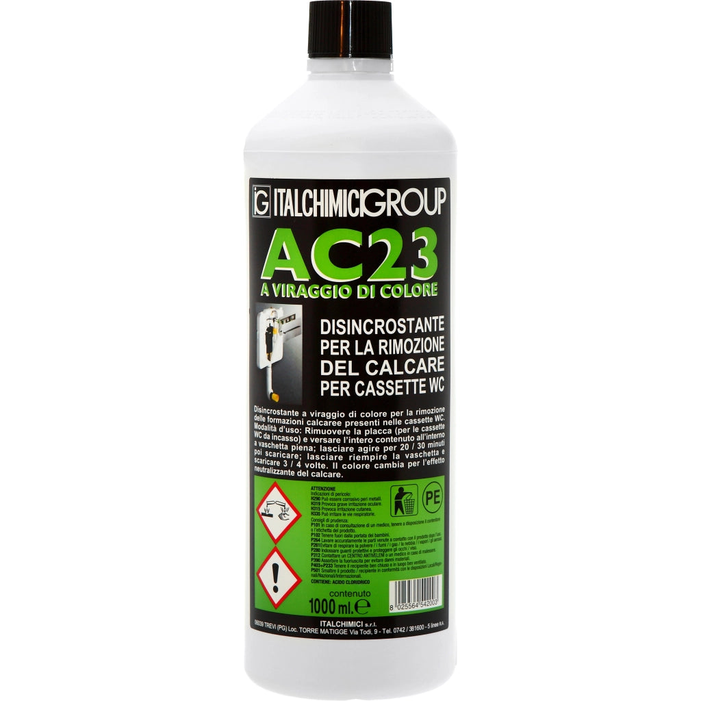 DISINCROSTANTE AC23 PER CASSETTA WC 1 L- 12,0 pz