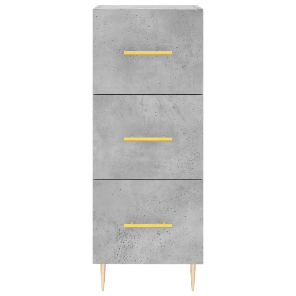 Credenza-Buffet-Armadio da cucina Grigio Cemento 34,5x34x90 cm in Legno Multistrato 422330