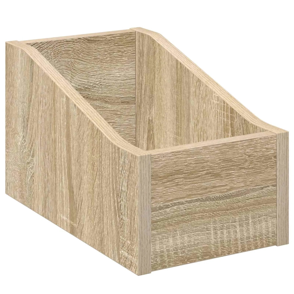 Scatola per dischi LP 2 pz Rovere Sonoma 18 x 32 x 18 cm 8012799