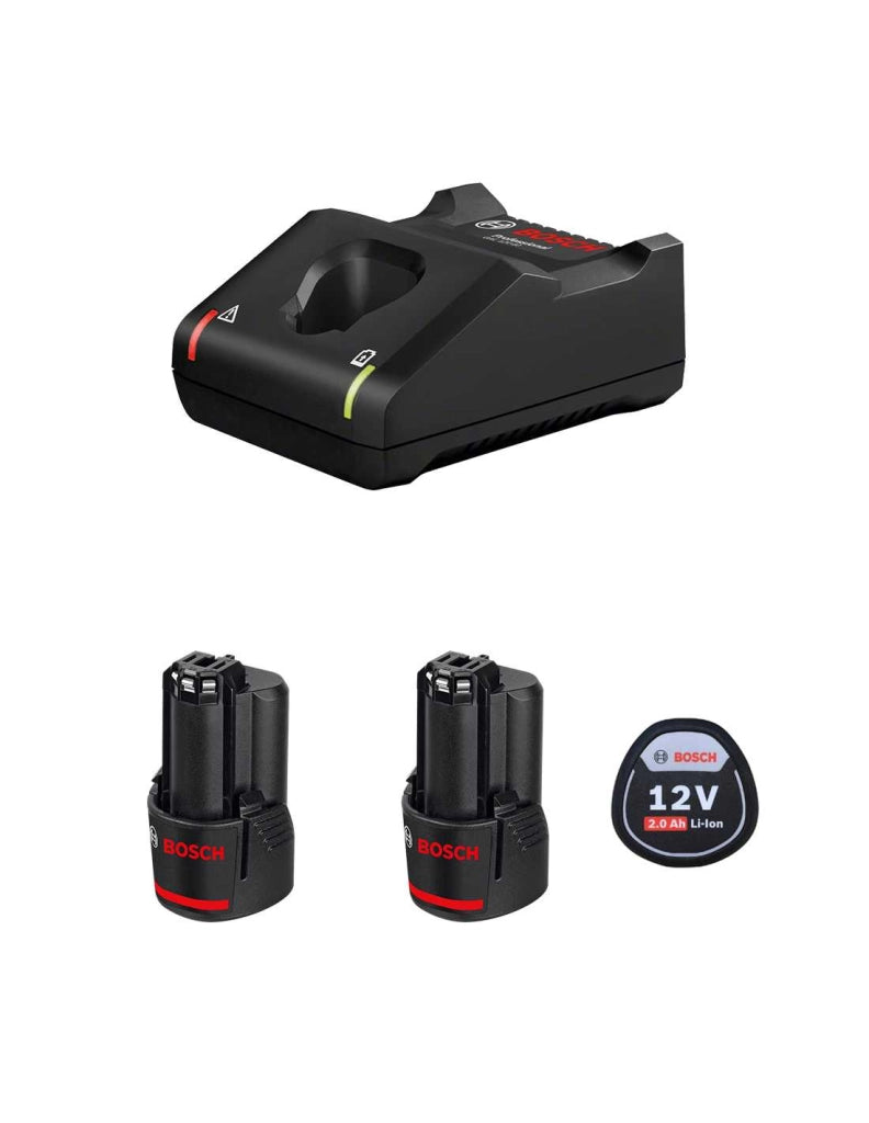 Power Set BOSCH (2 x 12V 2,0 Ah + GAL12V-40)
