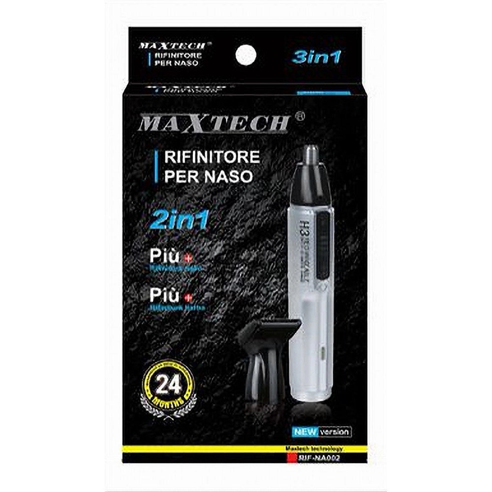 Trade Shop - Mini Rasoio Uomo Barba Naso Basette Peli Con Ricambio 3w Ricaricabile Rif-na002 -