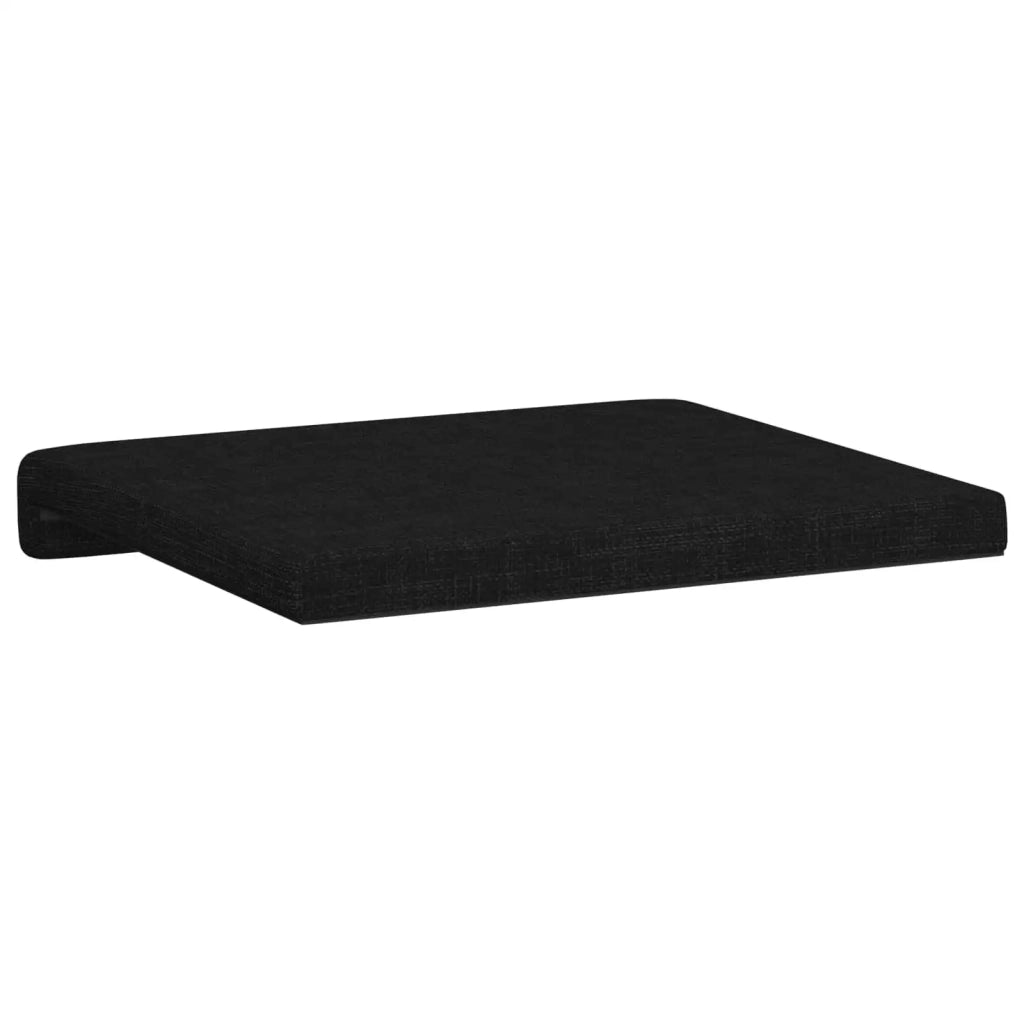 Cuscino per panchina 2 pcs Tessuto Nero Profondità 35 cm 42043010