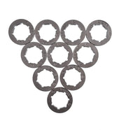 Kit di ruote a catena 10 pezzi - 3/8 7T 22mm - Per Husqvarna 61/66/77/160/162/163 - Adatto per 266/268/272/280/285/288 - Per diversi modelli di sega a catena - Qualità elevata - Lame di sega