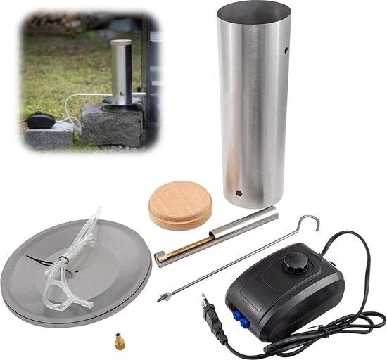 Generatore di Fumo Refrigerato in Acciaio Inossidabile per Caminetto e BBQ con Pompa