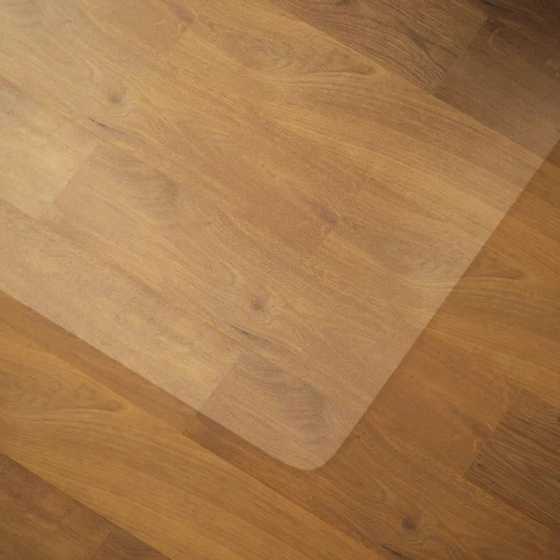 TAPPETINO SALVAPAVIMENTO 120X120 CM IN PLASTICA TRASPARENTE PER SEDIA DA UFFICIO