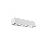 Applique Da Esterno Moderna Unit Alluminio E Vetro Bianco Led 9W 4000K