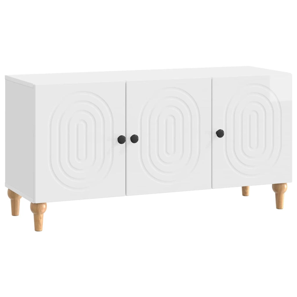 Mobile TV 99 x 34,5 x 50 cm Bianco Lucido Legno ingegnerizzato 894259