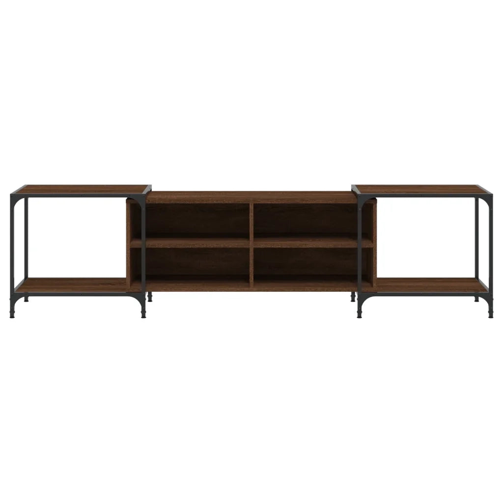 Mobile TV Rovere Marrone 203x37x50 cm in Legno Multistrato 837611