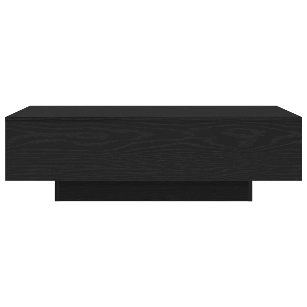 Tavolino da caffÃ¨  Nero Rovere 100x30x36,5 cm Legno ingegnerizzato