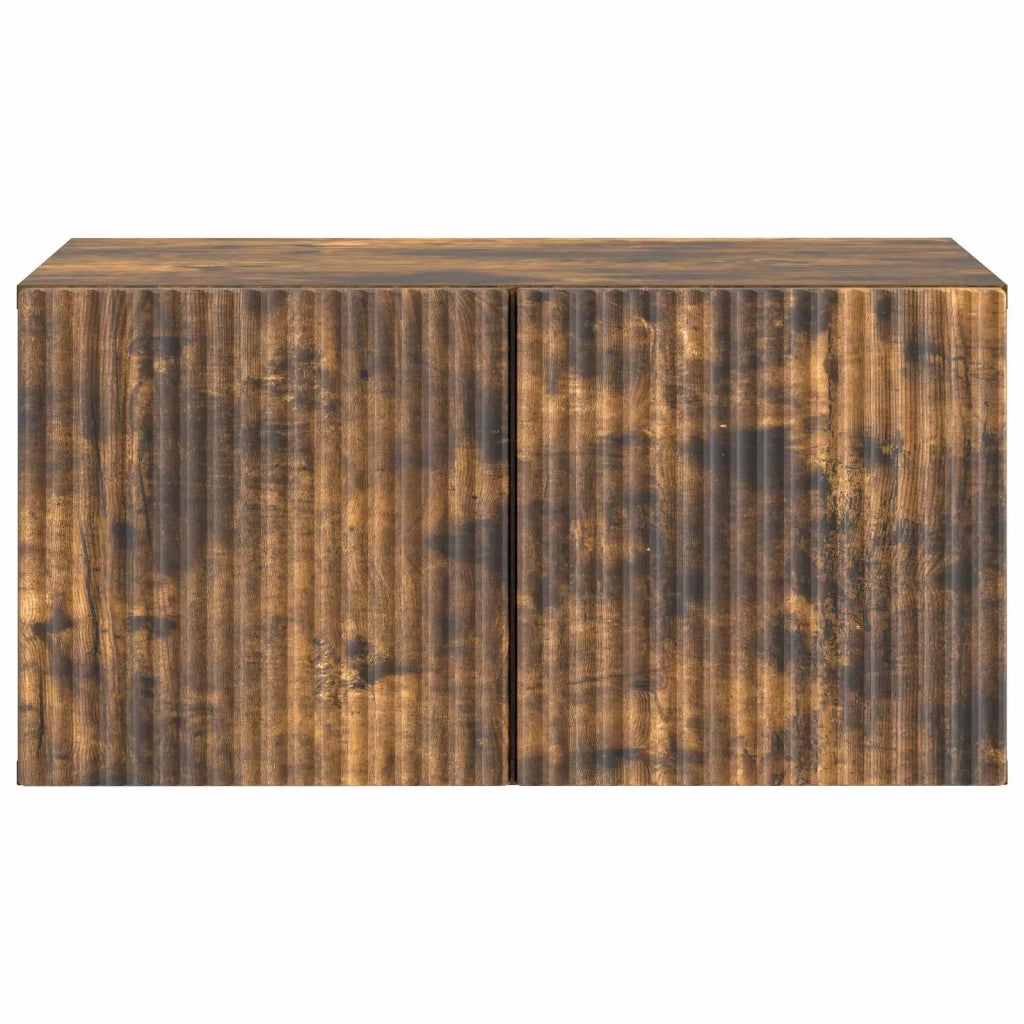Mobile Porta TV da Muro Rovere Fumo 59,5 x 41 x 30 cm