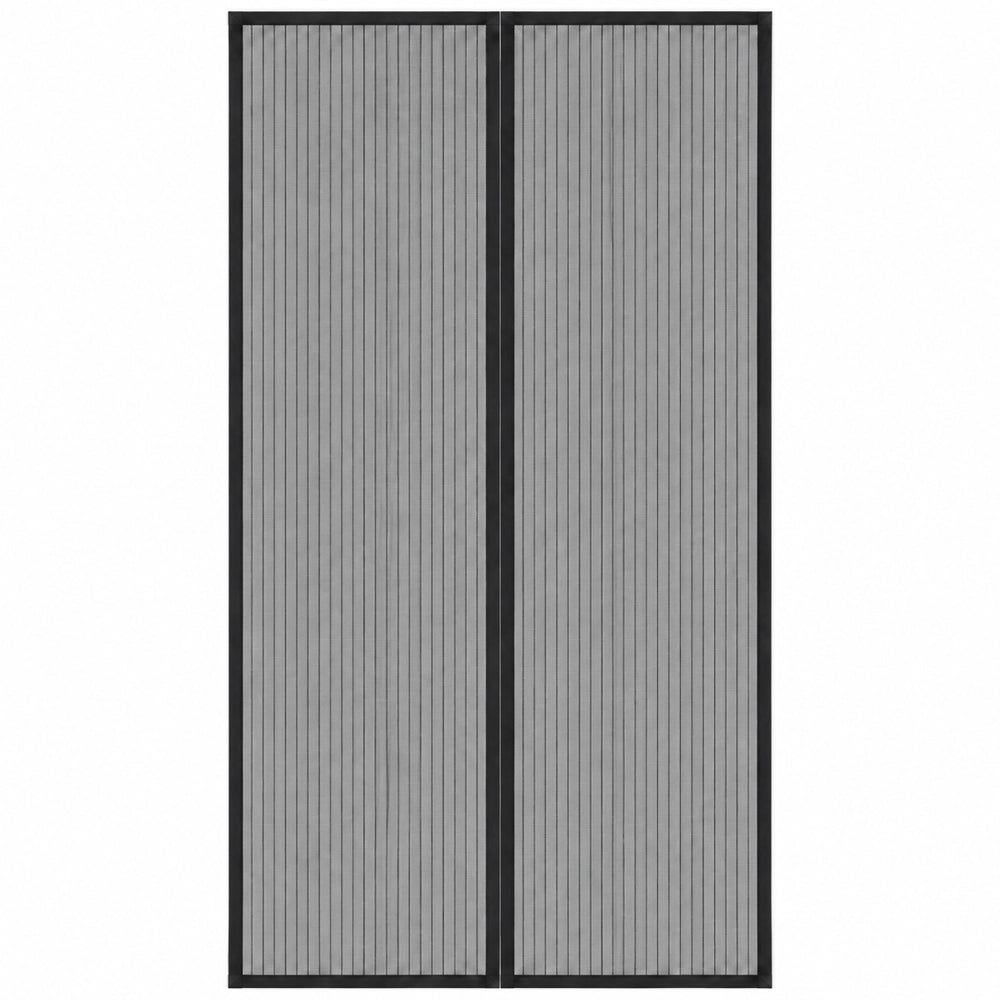 Zanzariera magnetica 100x220 cm per porta finestra con calamita nera