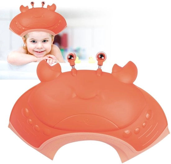 Muffa per bambini - Protezione occhi/orecchie - Aiuto pelo - Lavaggio sicuro - Rosa 15 x 11 cm