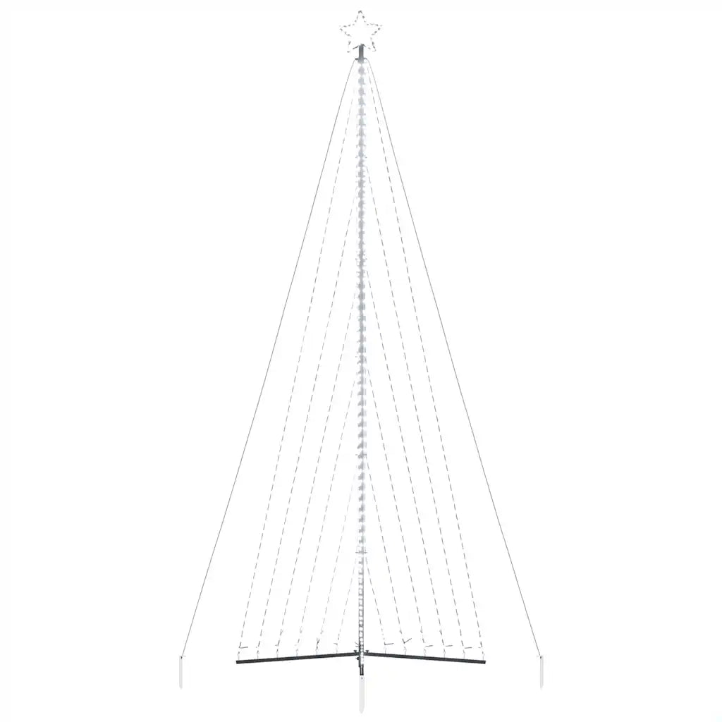 Albero di Natale | Decorazioni natalizie a LED 789 LED Bianco Freddo 476 cm