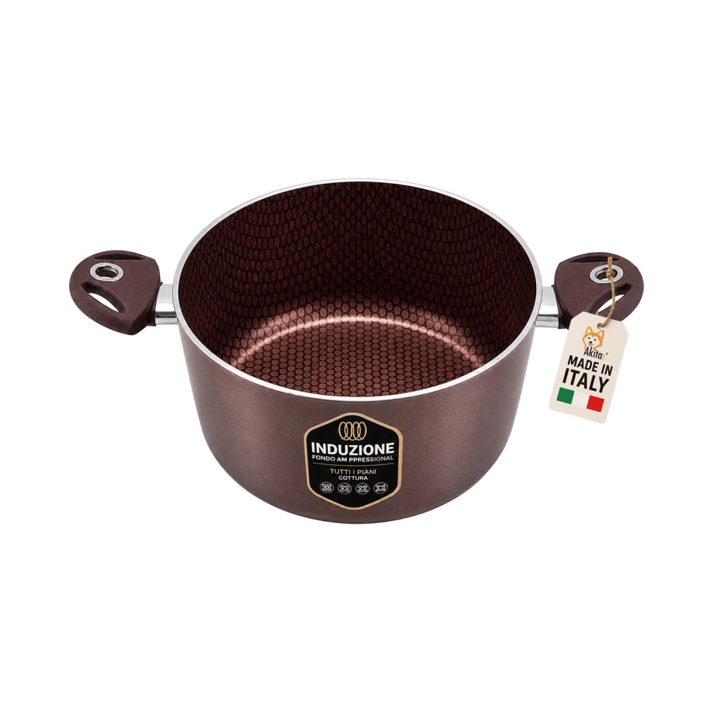 Akitaink Casseruola 20 cm Induzione Marrone