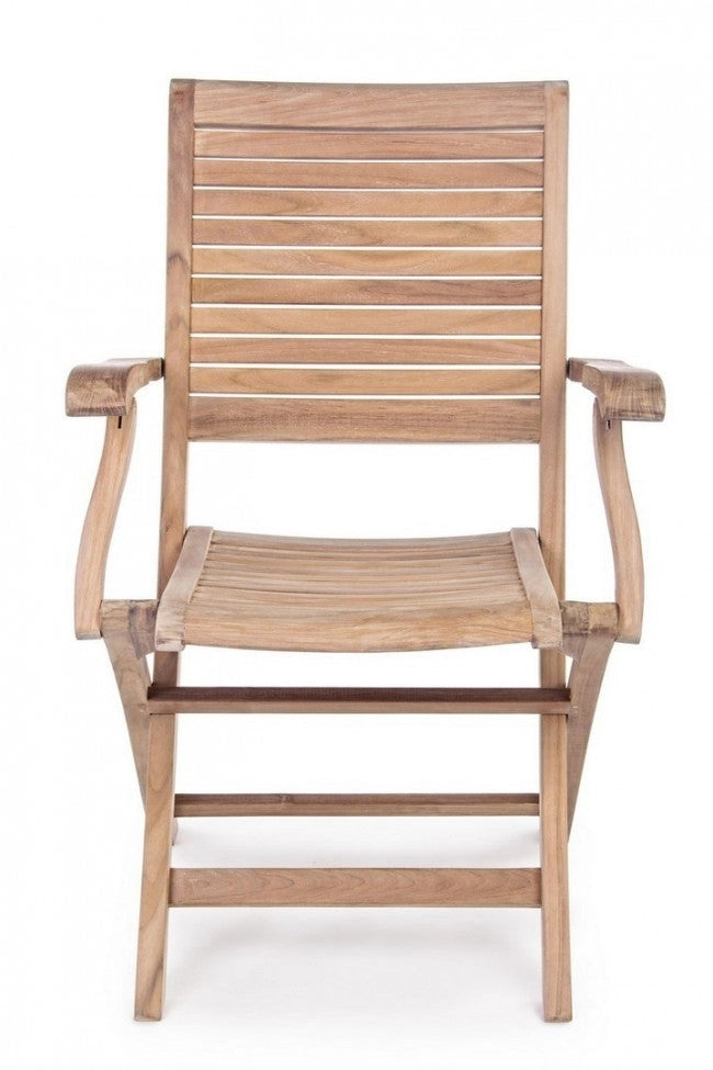 Set 2 Sedie da Giardino 58x59x91h cm con Braccioli Maryland