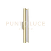 DORICA APPLIQUE A PARETE LED 3000K 8,5W  850 lm OTTONE LISCIO