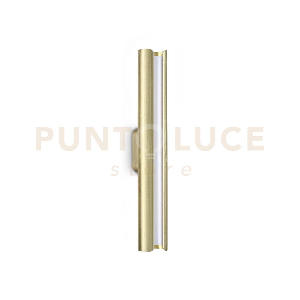 DORICA APPLIQUE A PARETE LED 3000K 8,5W  850 lm OTTONE LISCIO