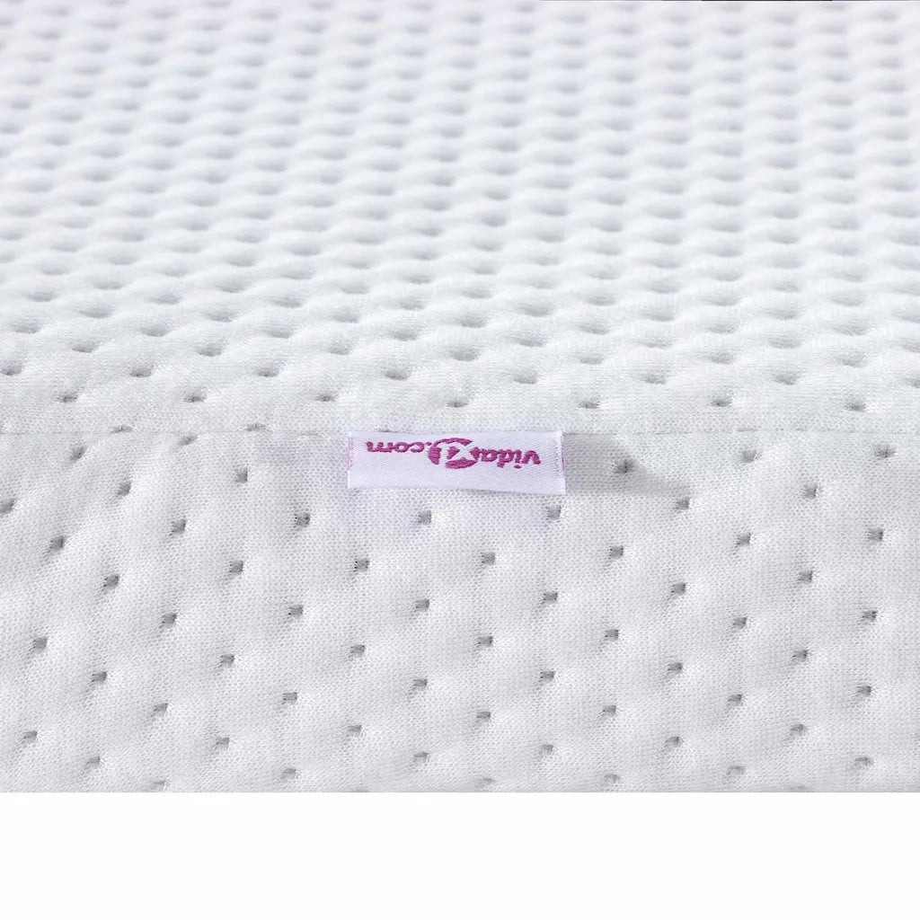 Topper per materasso Bianco 90 x 200 cm Tessuto Jacquard CFW8910496