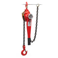 Paranco a catena manuale, max 1500 kg, con catena di 1,5 m, per sollevamento di carichi pesanti