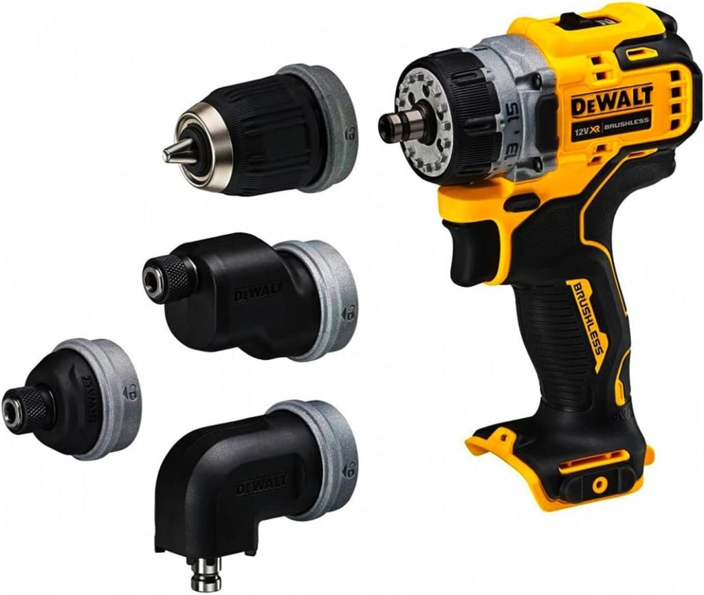 Kit D12K404 (DCS512 + DCS312 + DCD703 + DCE088 + 1 batteria 3,0 Ah + 1 batteria 5,0 Ah + caricabatterie + Borsa)