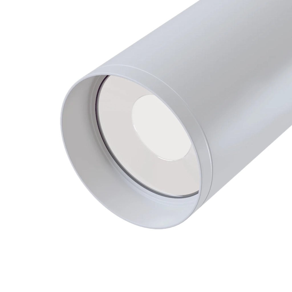 Maytoni lampada da soffitto moderna Focus 1 luce GU10 bianco metallo