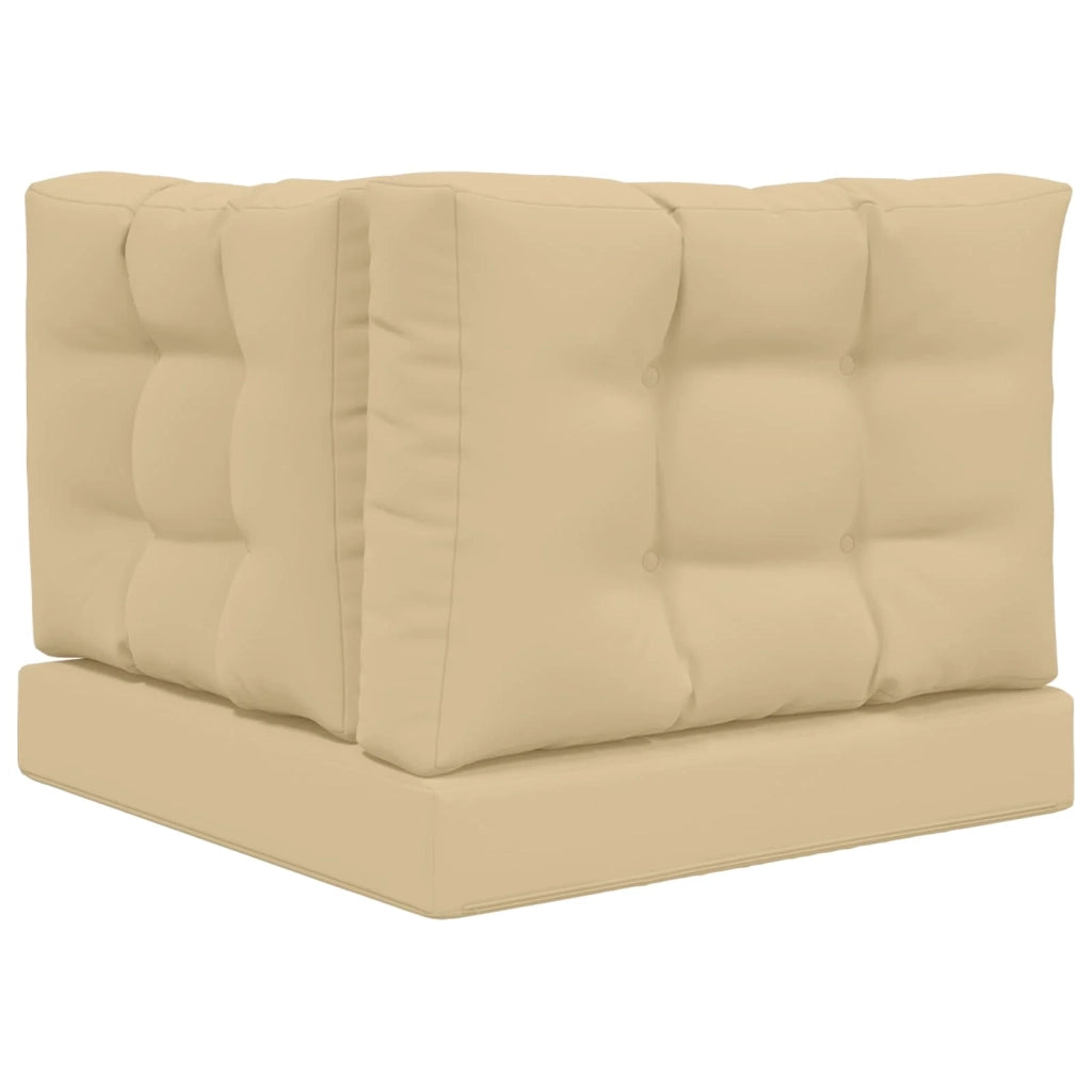 Cuscino per divano da esterno 3 pcs Beige Poliestere