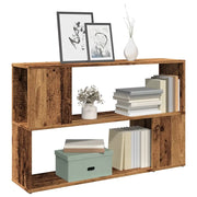 Libreria-Scaffale per Libri-Mobile di Stoccaggio Legno Antico 100x24x63 cm in Truciolato