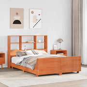Letto senza Materasso Marrone Cera 120x190 cm in Legno di Pino 3323709