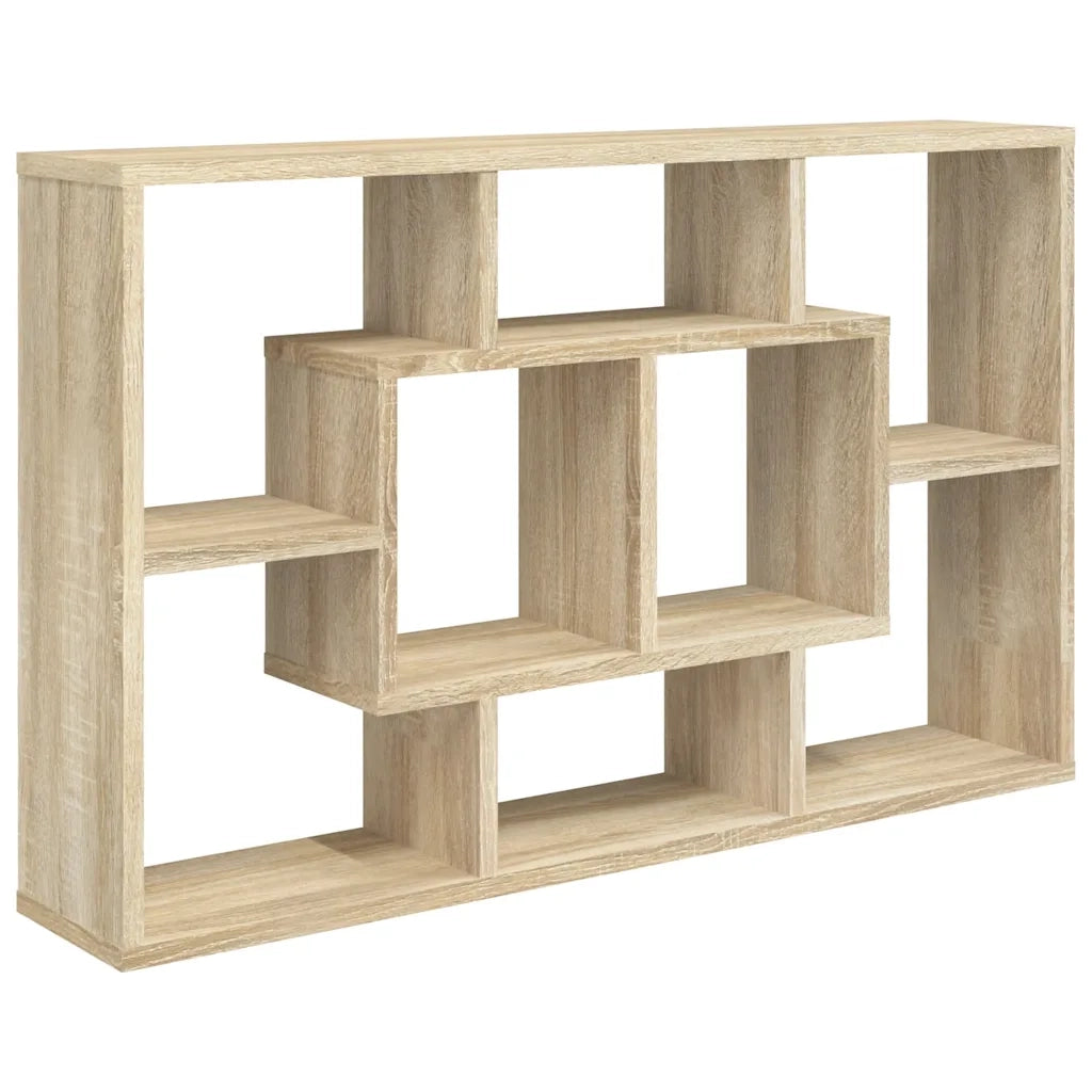 Mensola a Muro Rovere Sonoma 85x16x52,5 cm in Legno Multistrato cod mxl 58361
