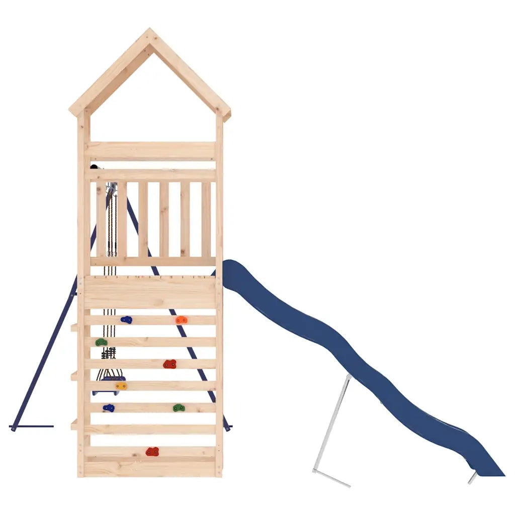 Set da Gioco da Esterno in Legno Massello di Pino 3156931