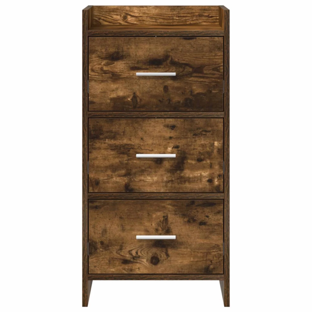 Credenza Rovere Fumo 40 x 36 x 80 cm Legno ingegnerizzato 8011063