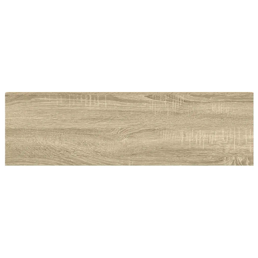 Scaffali a Parete 4 pz Rovere e Bianco 90x23,5x3,8 cm in MDF 326584