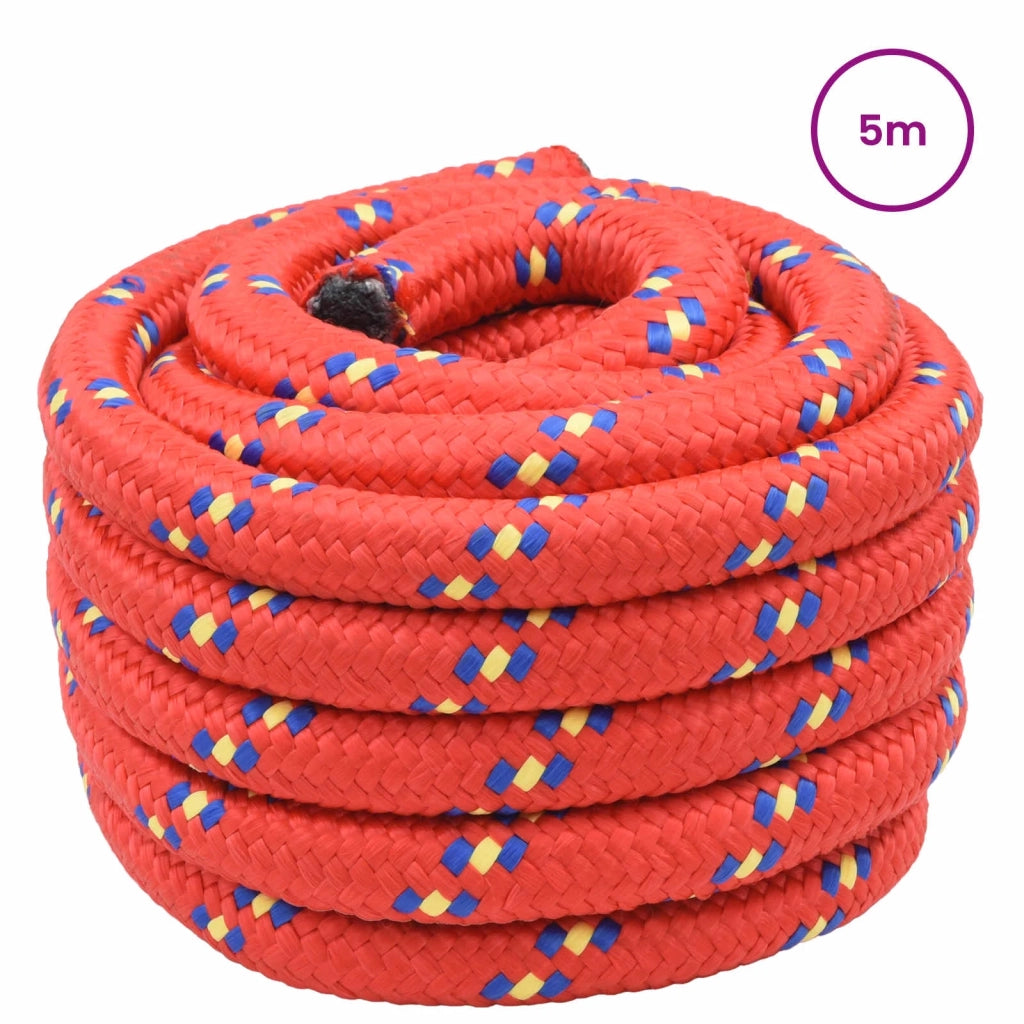 Corda da Barca 5 m 3 Rosso PP