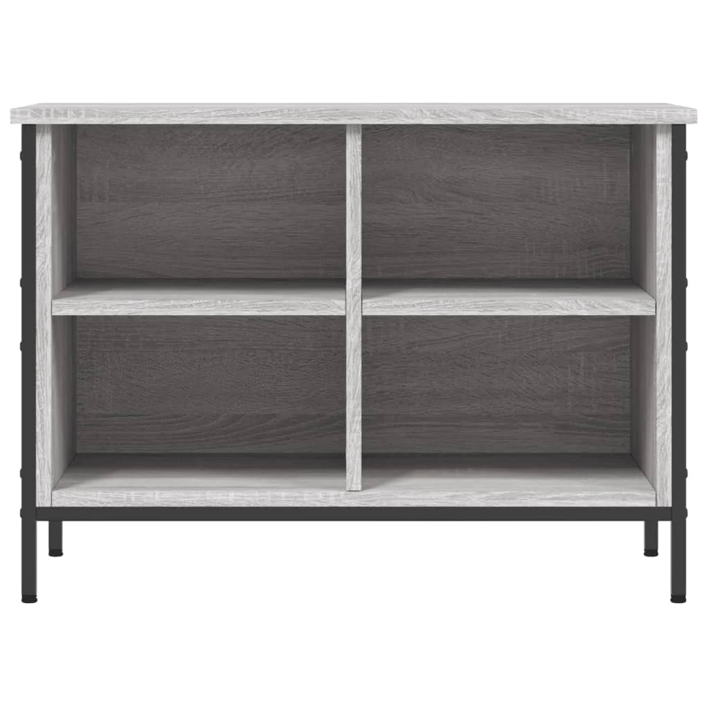 Scarpiera mobiletto portascarpe mobile per ingresso/corridoio/soggiorno legno Sonoma 69 x 35 x 50 cm grigio legno ingegnerizzato 02_0022087