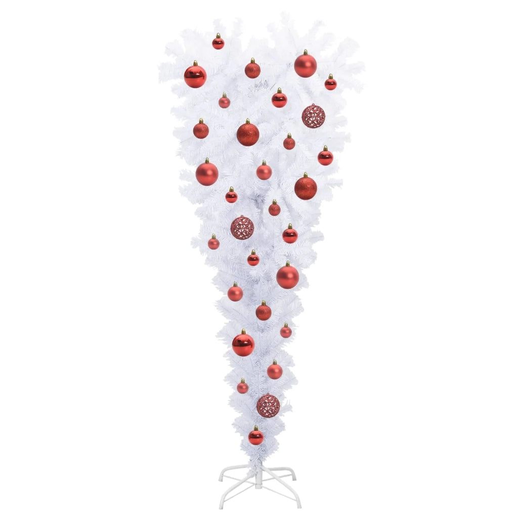 Albero di Natale artificiale Bianco 120 cm PVC e Acciaio 3426688