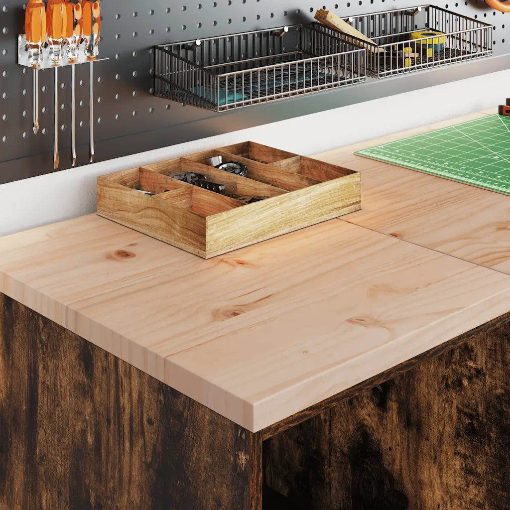 Armadi da Garage 2 pz Rovere Fumo in Legno Multistrato CFW6614996
