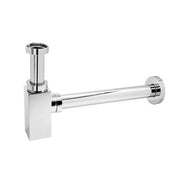 SIFONE DI SCARICO TELESCOPICO TED LIGHT QUADRO- 11/4 Cromo- DH- pezzi 1