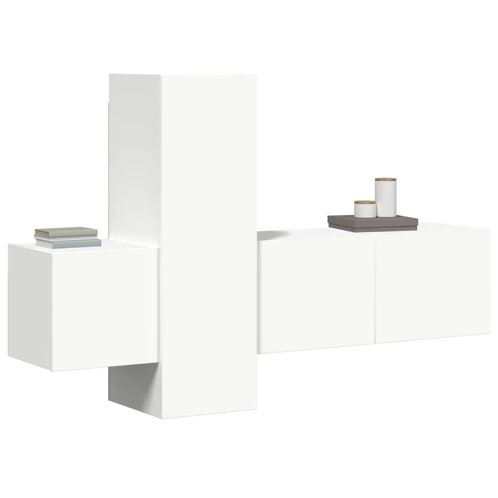 Set Mobile TV 3 pz Bianco in Truciolato cod mxl 15211