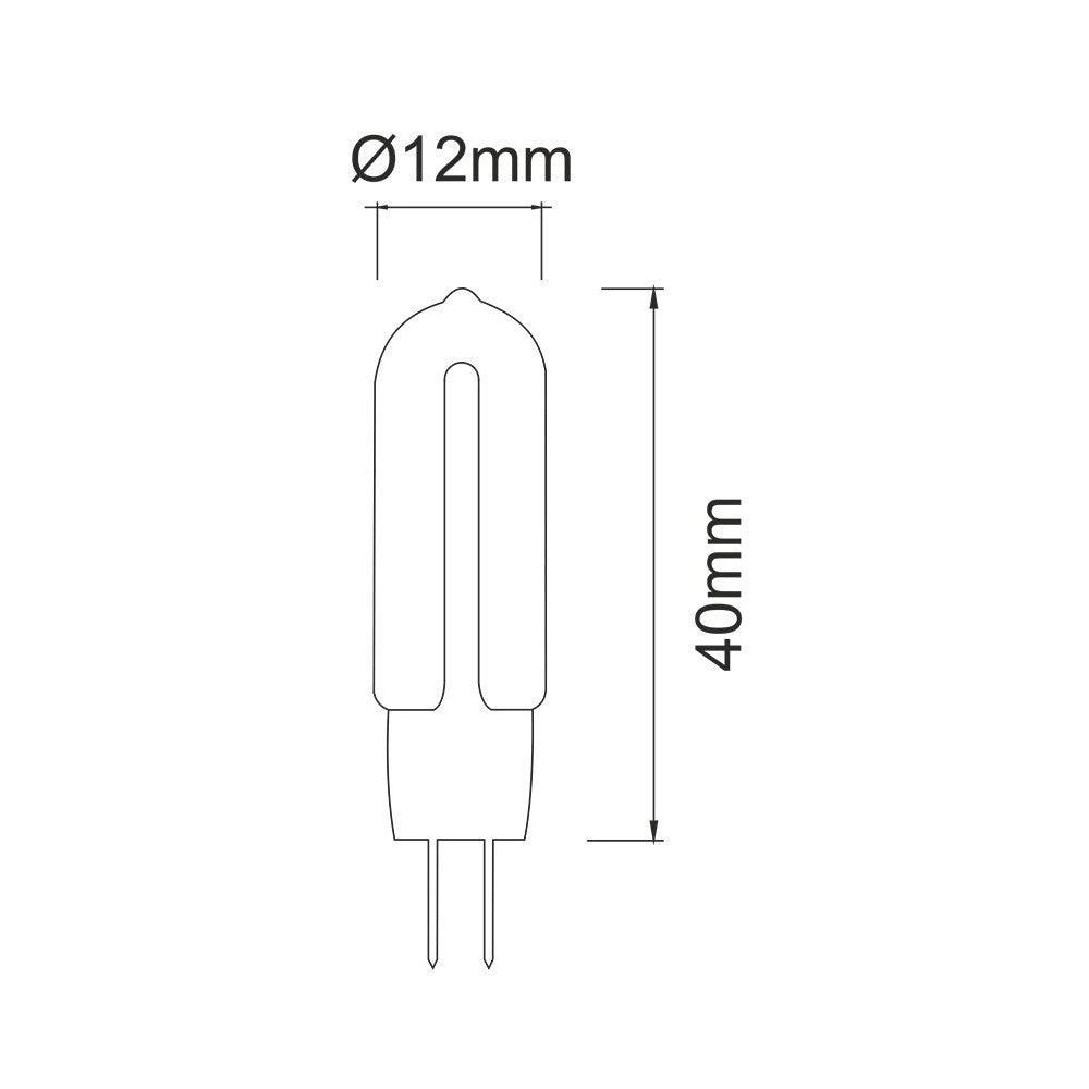 Lampadina a led G4 da 1,6W e 360 3000K