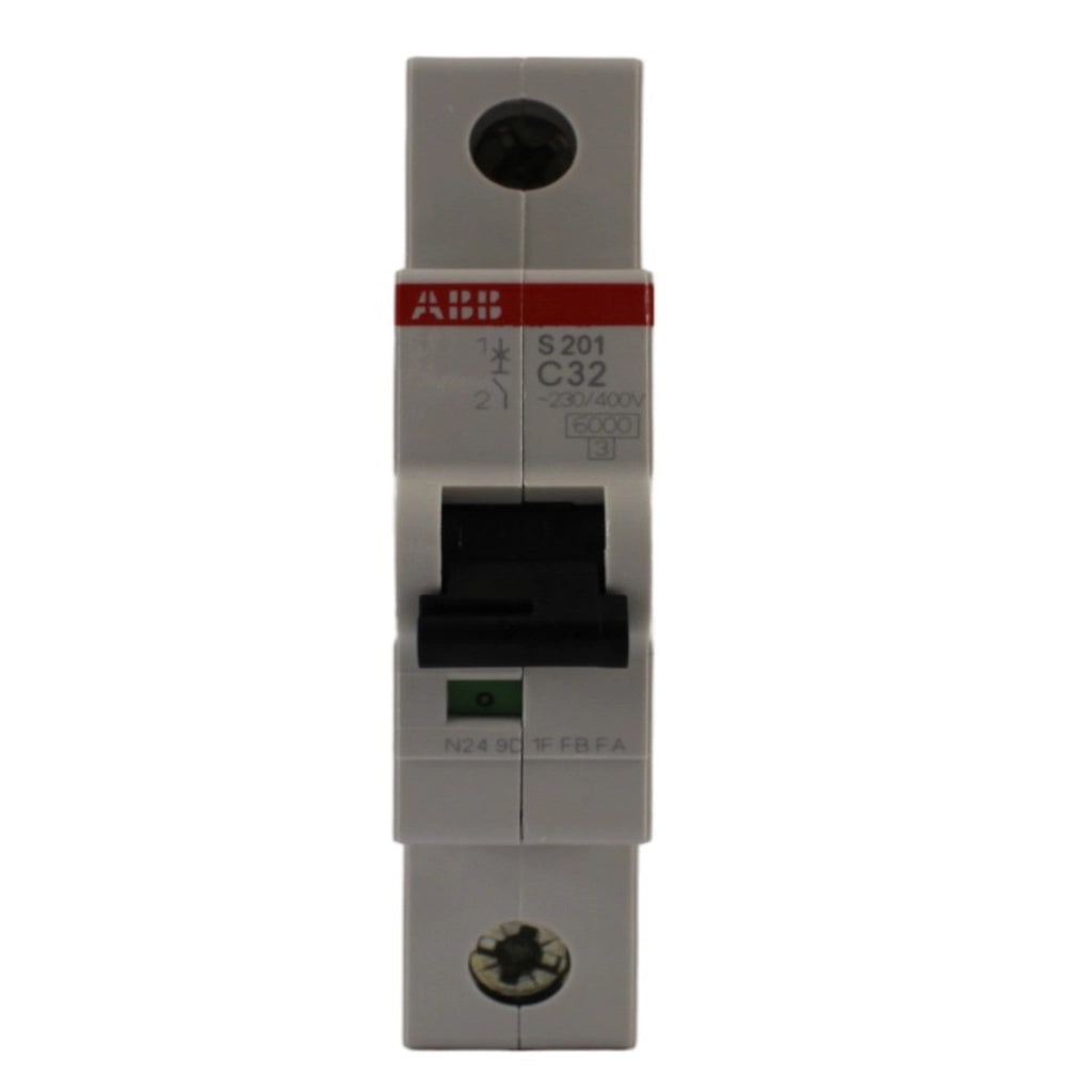 Interruttore magnetotermico 1 polo 1 modulo 32A curva C ABB