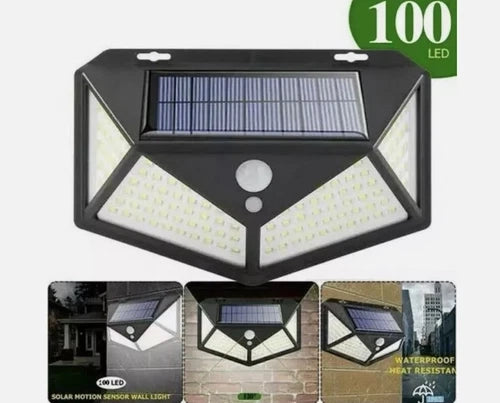6 Pezzi Faretti 100 LED Faro con Sensore di Movimento Luce LED Lampione Esterno