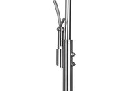 Piantana da Interno a LED in Metallo Nichel Satinato