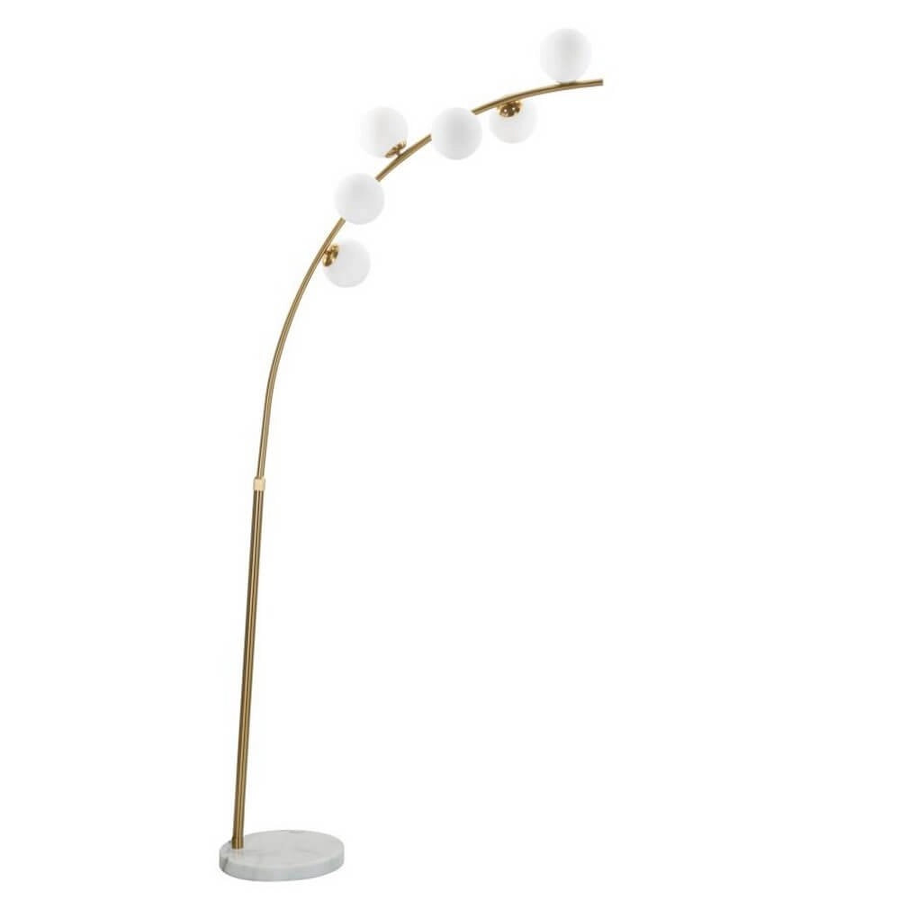 Lampada da Terra Arco 6 Luci cm 130X45X220-246 - GLAMYRC 6 LUCI