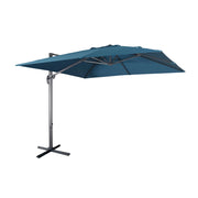 Ombrellone quadrato eccentrico, 3x3m, blu