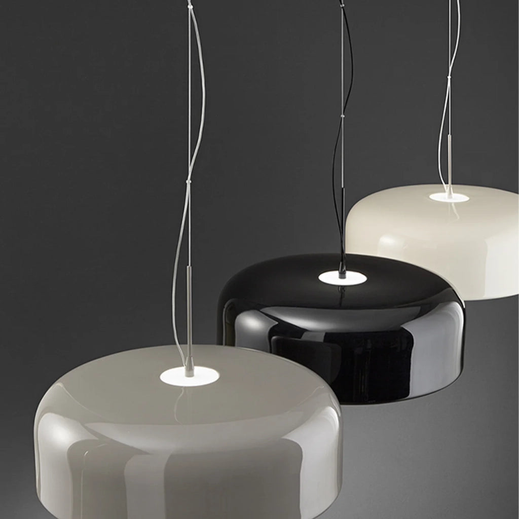 Sospensione Moderna Velia Metallo Nero Led 40W Dimmerabile Ip20