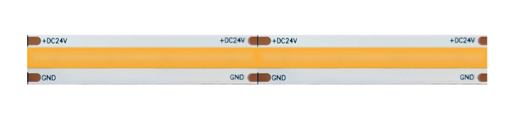 Striscia led 5m COB IP65 monocolore da 15W/MT 24V - 3000K