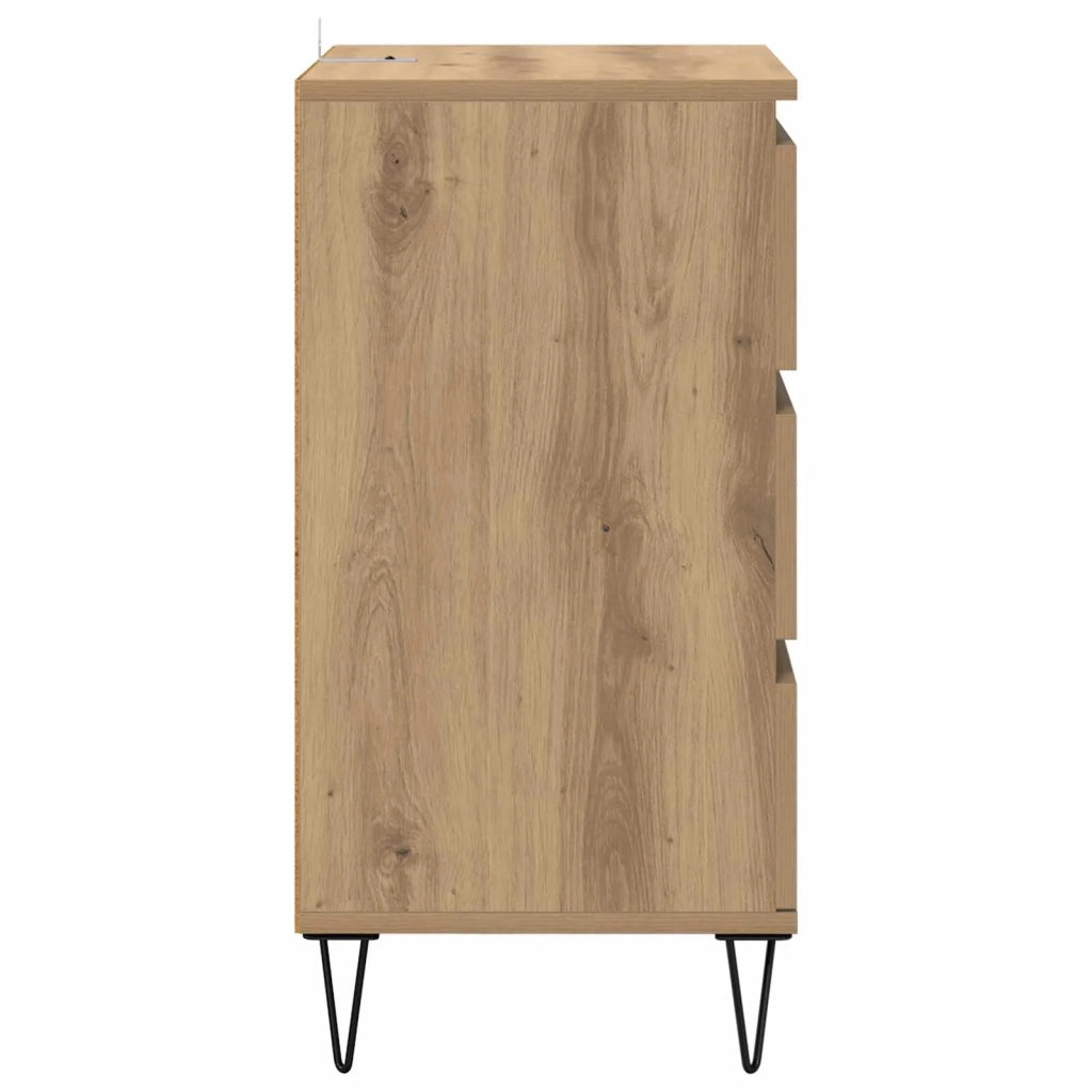 Credenza con cassetto Rovere artigianale 40 x 35 x 70 cm 881706