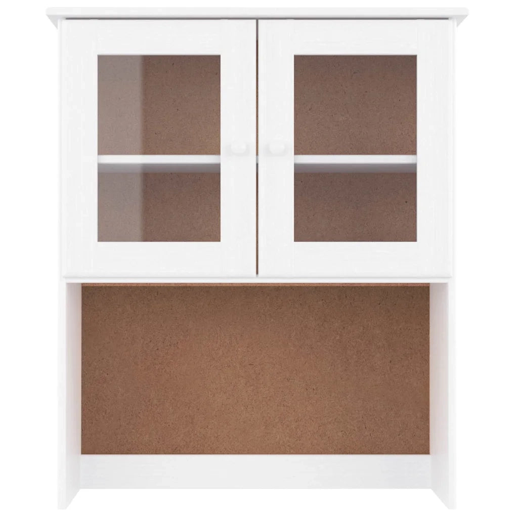 Piano Comò ALTA Bianco 77x30x92 cm in Legno Massello di Pino 353946